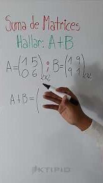 ➕🔢 Learn to add 2x2 matrices 😱 Easy and fast