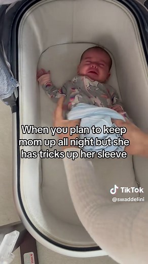 There’s nothing like crying to sleeping in 40 seconds, where do I sign up? #swaddelini #sleepsack