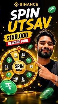 Binance Spin Utsav 2026 💰 Earn Free USDT Rewards | $150,000 Reward Pool 🎁 #binance #airdrop