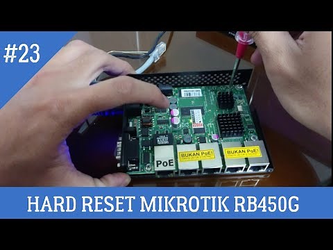 HARD RESET MIKROTIK RB450G