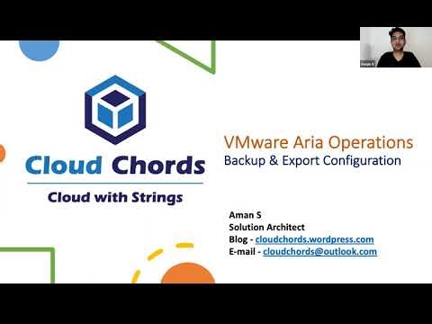 VMware Aria Operations - Backup and Export Configuration