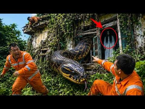 Time Lapse: 72 Hours Of Horror Cleaning A Haunted House | Giant Python Appears!