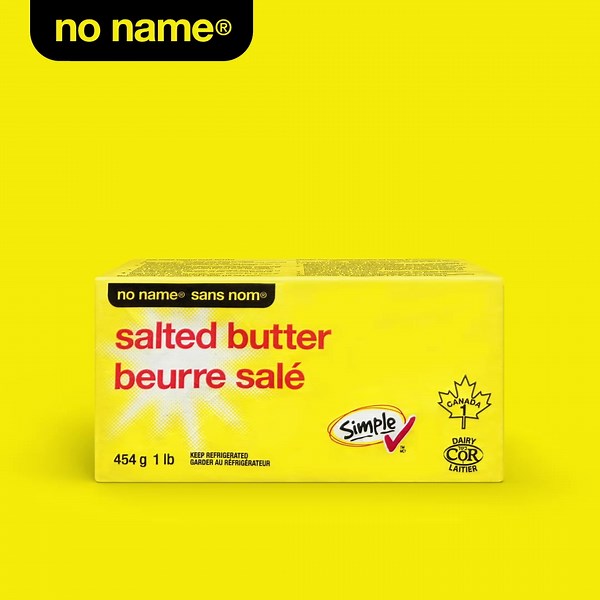Starting today, the prices of all no name® products are locked until January 2023. Butter, peanut butter, things that don’t include the word ‘butter’… everything. | PC Optimum