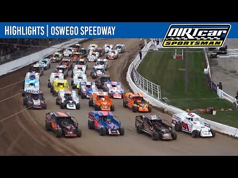 DIRTcar Sportsman Modifieds | Super Dirt Week | Oswego Speedway | October 11, 2023 | HIGHLIGHTS
