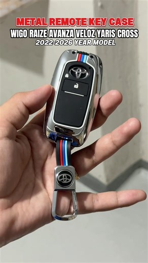 TOYOTA WIGO VELOZ RAIZE AVANZA YARIS CROSS 2022 - 2026 MODEL CAR REMOTE KEY CASE #niallatv
