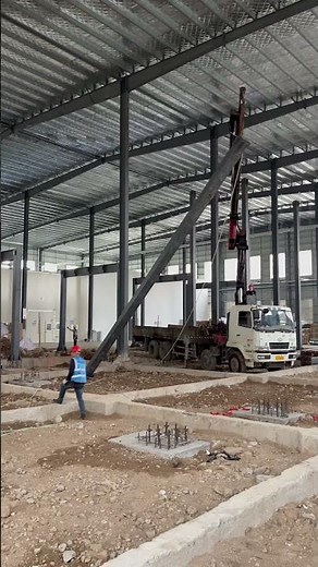This is what steel structure installation actually looks like.