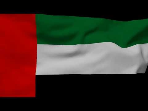 Waving Dubai UAE Flag - High-Quality Animation