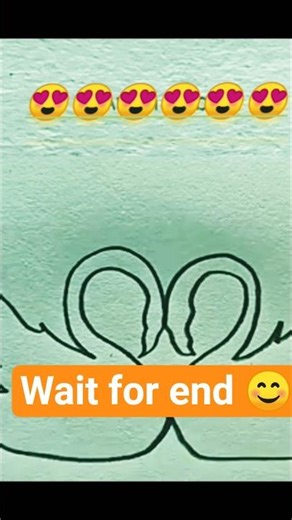 Swan 🦢 sketching easy art video viral