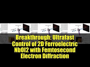 Breakthrough: Ultrafast Control of 2D Ferroelectric NbOI2 with Femtosecond Electron Diffraction