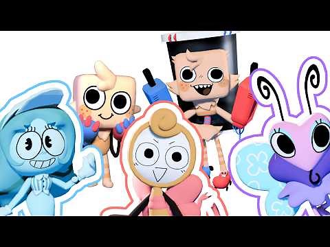 3D Modelling Dandy's World CONCEPT ART - PART 2