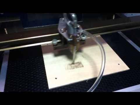 Mach3 Plugin Raster Engraving Test! (by TOMTOM) - Chinese Cheap Co2 Laser DC-K40Ⅲ
