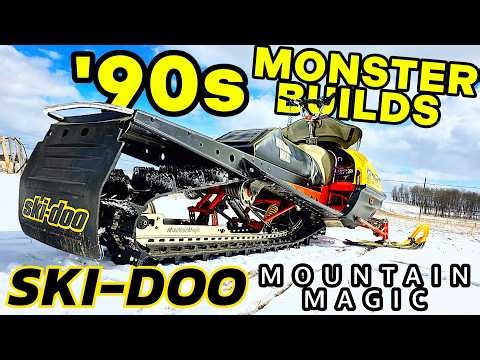 The GREASY $30,000 Mod Sleds of Yesterday | Full Custom Snowmobile Builds | Mountain Magic