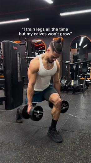Gabriel Reyes on Instagram: "“Calves is genetic bro” yes but your effort matters more. When it comes to muscle groups that don’t grow as quickly for you, they require more stimulus and more attention. So here’s how you can train calves to grow - standing machine calf raise (deep stretch full range of motion) 3 sets of 10-12 reps - seated calf raise machine 3 sets of 10-12 reps Do a mix of both 2-3 times a week and tell me your calves aren’t growing #fitness #musclegrowth #calves #musclebuilding 