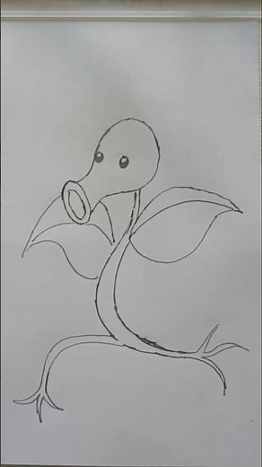 How to Draw the Pokémon Bellsprout #Bellsprout #Pokémon
