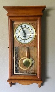 D&A Chiming Wall Clock Quartz Movement! Works and Looks Great! Free Shipping! | eBay