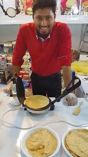 Roti maker demo