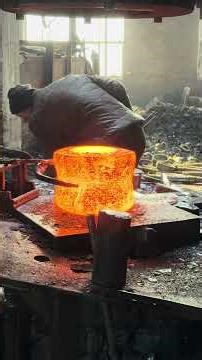 Inside the forging factory From Raw Block to Masterpiece: The Forging Journey #forging #machine