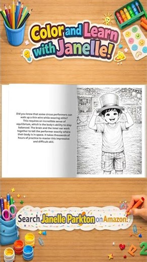 Circus coloring with kids performing scenes and big top moments