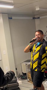 Special guest in the tower tonight.. Hunter! He got to meet Dallas, the monster truck announcer! Hunter wants to become a monster truck show announcer. Welcome to Skagit Speedway Hunter! | Skagit Speedway