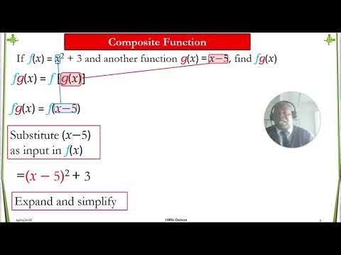 Algebraic Composite Function Part 1