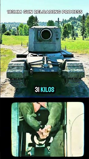 FV4005 Real Gun Reloading Process #warthunder #fv4005 #tanks