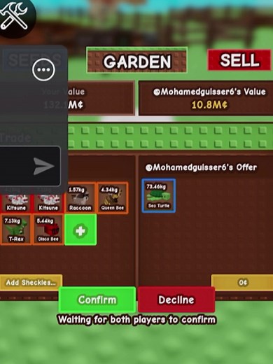 Trading Sea Turtles in Grow A Garden Update