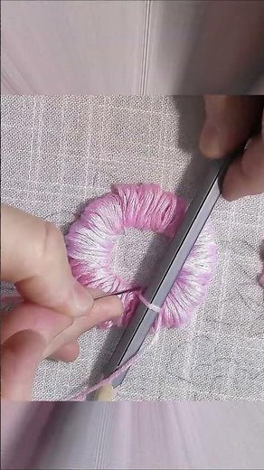 Hand Embroidery Rose - Beautiful Floral Stitching Short