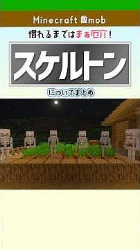 [Minecraft] Skeleton Guide: Basics, Weaknesses, Drops, and Strategy Explained #minecraft