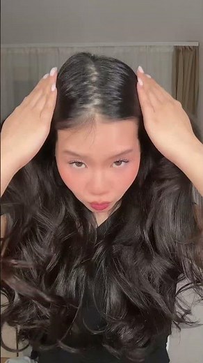 Hairstyle for oval face shapes #hairtutorial
