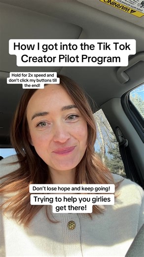 How I got accepted into the Tik Tok creator pilot program! You will too! We’ve got this girls! #tiktokshop #creatorpilotprogram #fyp #monetizetiktok