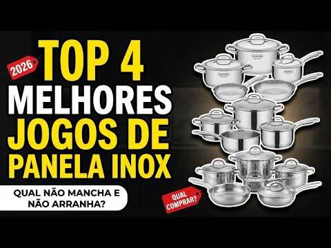 TOP 4 Melhores Jogo de Panela Aço Inox de 2026: Galya, Electrolux ou Tramontina┃Qual Comprar?