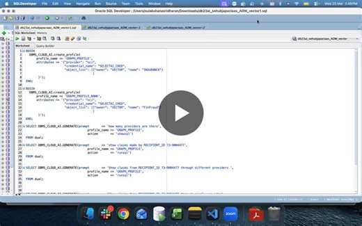 #oracle #selectai #autonomousdatabase #propertygraph #pgq #genai #nl2sql | Sulakshana Sridharan