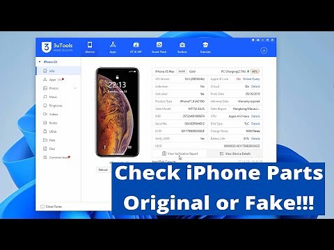 How to Check iPhone Parts are Original or Not | Check if iPhone parts are changed | 3utools