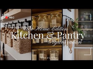 EASY Kitchen & Pantry Organization | DIY Budget Friendly Amazon Home Ideas! HOME DECOR MUST HAVES!