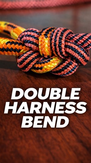 Double harness bend insights for reliable rope work