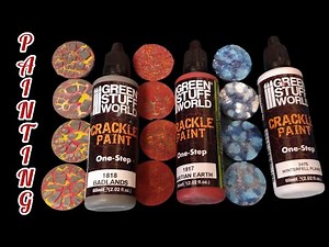 Test Crackle Paints [ENG] Painting Lava - Ice effect