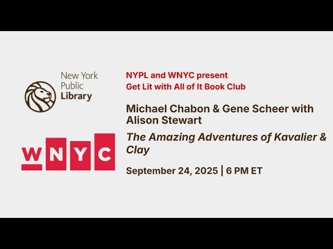 Get Lit September Book Club: Michael Chabon & Gene Scheer with musical guests The Metropolitan Opera