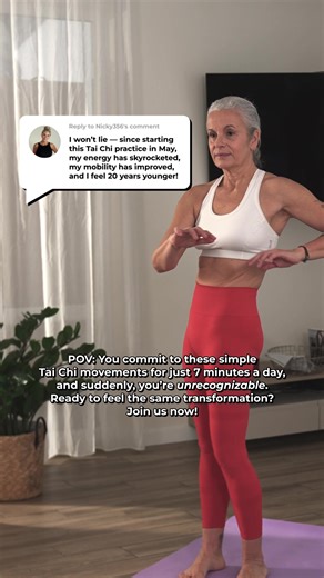 66K views · 296 reactions | Experience the rejuvenating power of Tai Chi for seniors. Download now and embark on a journey of well-being, flexibility, and vitality https://go.yoga-go.io/4gWqhdV ✨ #yogago #yoga #LazyYogaForSeniors #GentleWeightLoss #FindYourBliss #WellnessJourney #HealthyAging | Yoga-Go: Yoga For Weight Loss | Facebook
