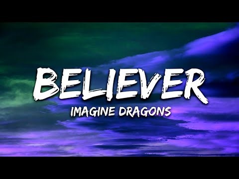 ⚡ Imagine Dragons - Believer (Lyrics Video)