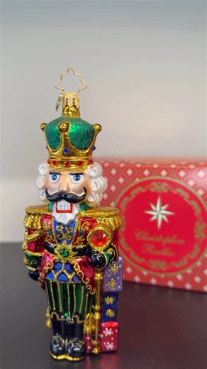 March into the season with a holiday favorite! ❤️ From regal uniforms to dazzling details, our Nutcracker Collection is handcrafted to celebrate joy, detail, and timeless design. https://www.christopherradko.com/collections/nutcrackers | Christopher Radko