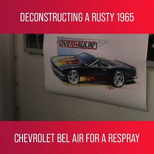 10K views · 204 reactions | The Overhaulin' crew get their hands on a client's stunning 1965 Chevrolet Bel Air but before they can restore the vintage car, they first deconstruct the super rusty car readying it for a state-of-the-art respray. Watch more Overhaulin' on discovery+: https://bit.ly/3SfKnUy | Love Motoring | Facebook