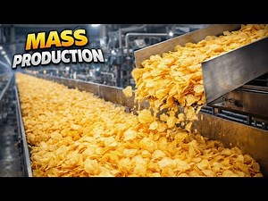 Inside a Potato Chips Factory Producing at Massive Scale