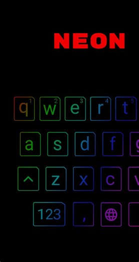 Baixe Teclado Neon Led - Neon RGB Color 2 no PC | Oficial GameLoop