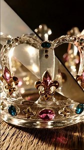 “Cutting Through a Glass Queen Elizabeth Crown — Watch Till The End for Pure ASMR Bliss! 👑✨”#shorts