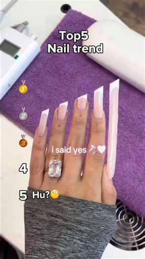 Top5 nail trend😊🎀 #viral #funny #foryou #ranking #vibes #cute #memes #nails #fyp