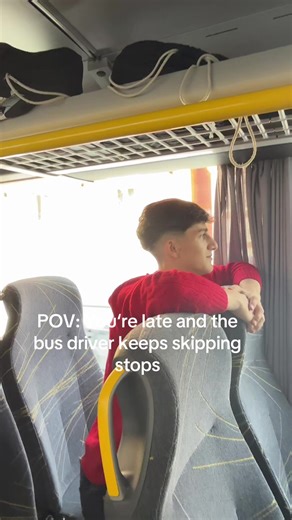POV: Late Bus Driver Skips Stops on Your Commute