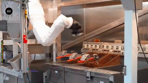 Robots cook your burger and fries at this new California fast food restaurant