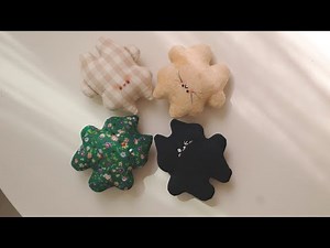 Let's recycle jeans to make cute dolls! Free pattern / super easy