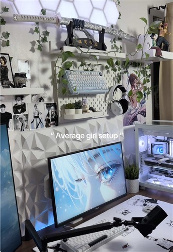 Average Girl Setup: A Stylish and Functional Workspace