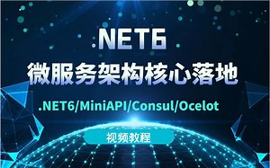 最新录制.NET6微服务架构核心落地(.NET6/MiniAPI/Consul/Ocelot/服务治理/限流/Core WebAPI/ASP.NET Core）